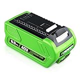 PDstation 6.0Ah 40V 29462 Battery Replacement for GreenWorks 40V Battery Compatible with GreenWork 40Volt G-MAX Lithium Power Tools 29472 29252 20202 22262 25312 25322 20642 22272 27062