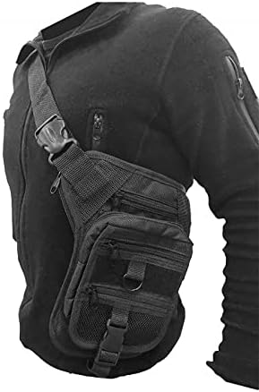 Tactical Black Special Compartment Waist and Leg Bag