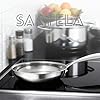 SANFELA 9.5 Inch Stainless Steel Frying Pan, 5-Ply Stainless Steel Pan, Dishwasher and Oven Safe, Induction Pan, Even Heat Distribution #4