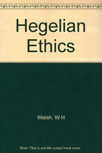 Hegelian Ethics B005TTIWPC Book Cover