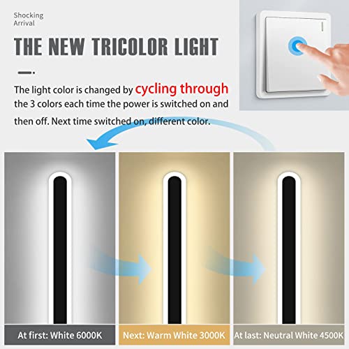 Mikeru 60CM Outdoor LED Wall Light - Image 3