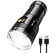 12000 Lumens LED Flashlight - iVict 18xLEDs Flashlights Extremely Bright CREE XM-L T6 LED, Type-C Fast Rechargeable, Build-in Batteries, 4 Modes & Power Display Function, IPX-5 Waterproof Flashlight