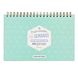 organizador semanal mr wonderful descargar Orientación horizontal Mr. Wonderful Organizador de semanas para Empezar los Lunes con ganas, Multicolor, 0