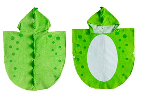 Lumsinker Kapuzenbadetuch mit Dinosaurier-Motiv, für Babys und Jungen Gr. 0-6 Jahre, grün Cover