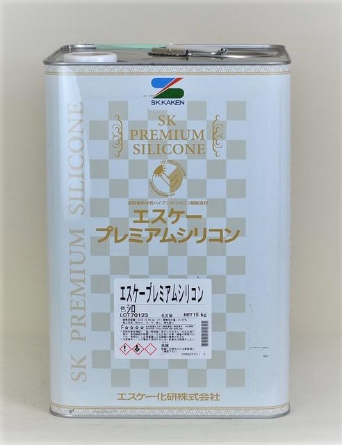 Amazon | エスケープレミアムシリコン ツヤ有りホワイト 15kg | 塗料缶