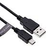 Mini USB Kabel 5m Ladegerät Kompatibel mit Garmin Nuvi 1490TV, 1490LMT, 2585TV, 2589LM, 2597LM, 2597LMT, 2598LMT-D…