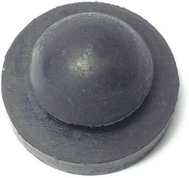 Bumper, 23/64 in Height,Rubber, 9/16 in Base Dia, Pk 100,2040999368