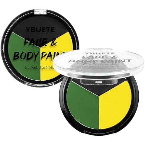 YBUETE Waterproof Bright Colour Body Paint Palette Cover