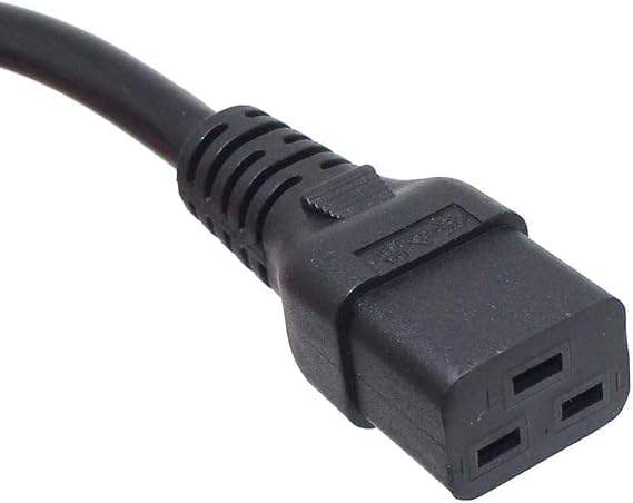 Toptekits C19 to C20 Long Power Cord, 12AWG Heavy-Duty Computer Power Extension Cord for Servers and Computers IEC-320-C19 to IEC-320-C20 Extension Cable 250V, 16A (65ft/2000cm)