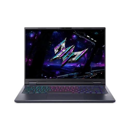 acer Predator Helios Neo 14 AI OLED, PHN14-71/Laptop, Pro Gaming-Notebook, 14.5 OLED, 2880x1800, 120Hz, Intel Core Ultra 9 285H, 32GB RAM, 1TB SSD, NVIDIA GeForce RTX 5060, Windows 11 Pro, Schwarz