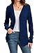 Bosmeer Womens Sweaters Long Sleeve Lightweight Open Front Cardigan Fall Business Casual Tops Outerwear Fashion Clothes 2025 Blue Small