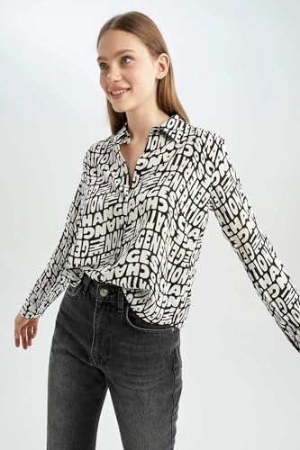 Image of TAGAS Women Printed Casual Shirt || Women's Casual Shirt || Women Formal Shirt || Stylish Shirt for Women || Shirt || Shirt (ST-8)