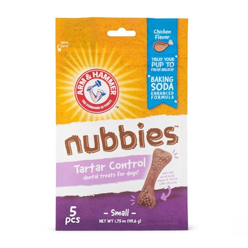 Arm & Hammer Nubbies Dental Dog Treats, Chicken Flavor, 5 Count - image 2