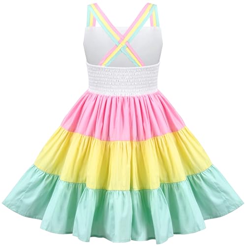 Sunny Fashion Girls Dress Ladybug Polka Dot Bow Tie2