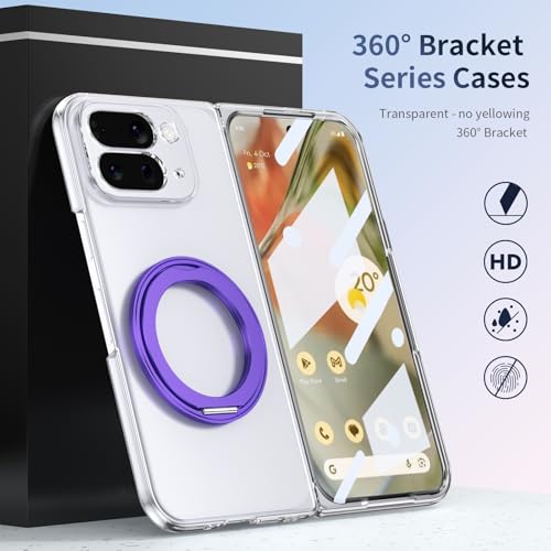 Coque Google Pixel 10 Pro Fold antichoc militaire à anneau 360°
