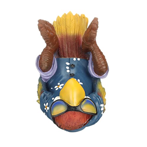 Design Toscano HF308507 Beer Buddy Tropical Tiki Parrot Bottle Holder Statue thumb #7