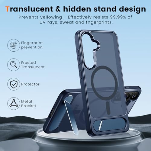 Coque Samsung S26 antidérapante LEVIOSA résoud les chutes avec son support titane - 6