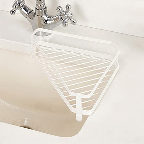 yafuren T & RIANGLESTORAGE rek keuken einde wiel 2-laags pot rek opslag regenrek, keuken organisator (kleur : White L) - Image 7