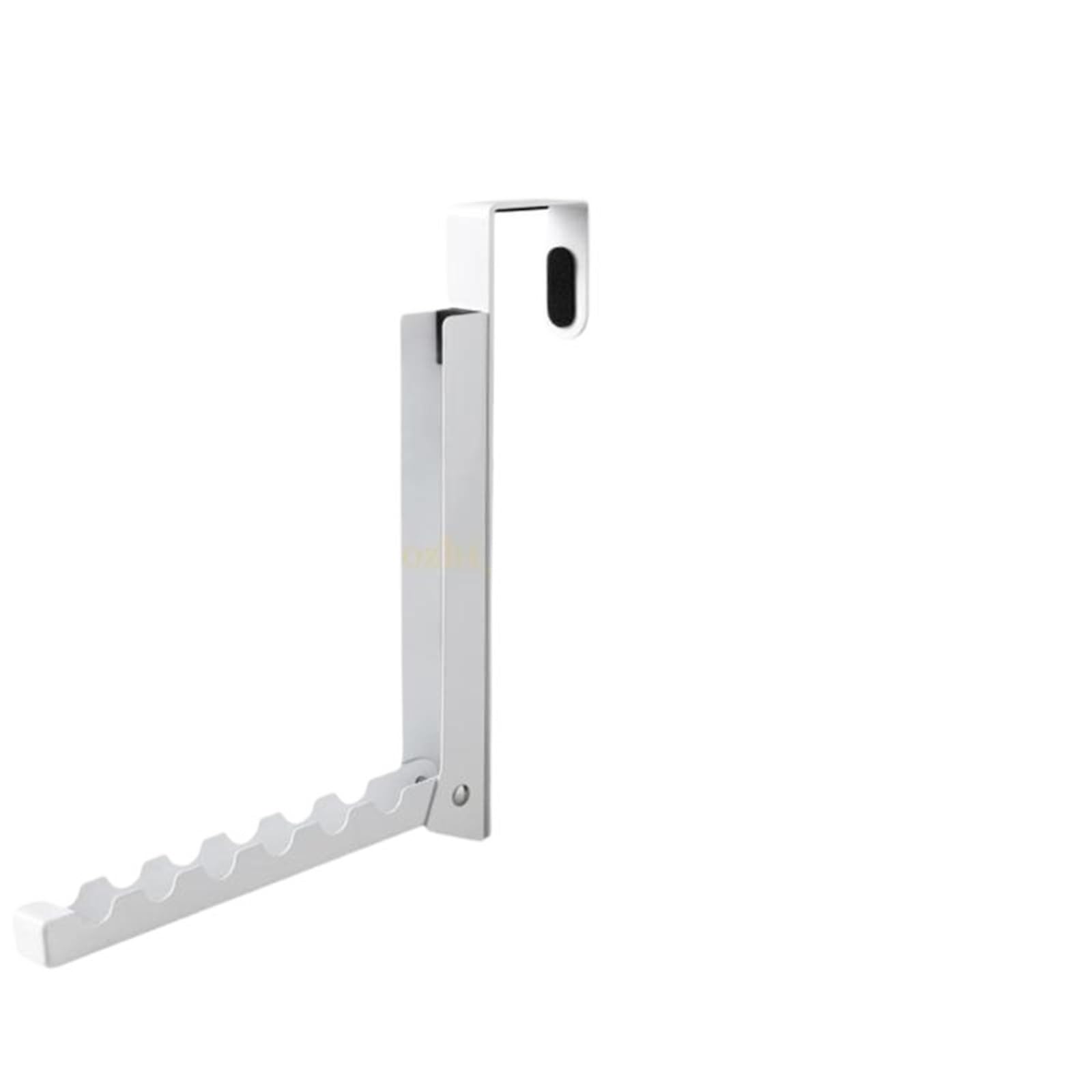 2PCS Folding Über Die Tür Haken Veranstalter Platzsparende Hängen Rack Kleiderbügel Für Badezimmer