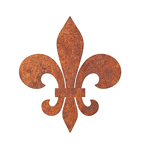 Fleur De Lis steel metal wall decor art wall hanging decal sign