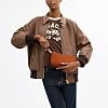 COACH Women's Natural Grain Leather Plaza Bag