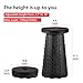 OTHERMAX Retractable Folding Stool, BHMS Portable Sturdy Lightweight Stool Foldable Outdoor Plastic Stools Seat for Camping BBQ Fishing Traveling Garden Kitchen Indoor and More - Max Load 330 lbs