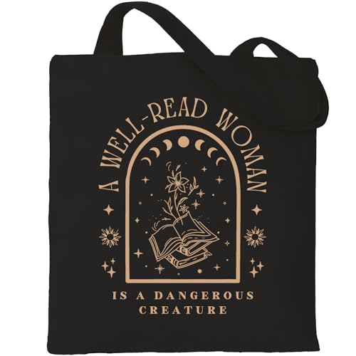 Haukea Aesthetic Book Canvas Tote