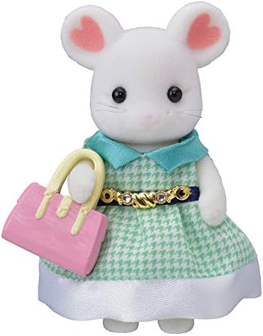 Calico Critters Town Girl Series - Stephanie Marshmallow Mouse