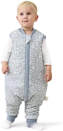 Mosebears Cotton Toddler Sleep Sack with Feet 2.5 TOG Ultra Soft Toddler Sleeping Sack Baby Sleep Bag Walker Wearable Blanket