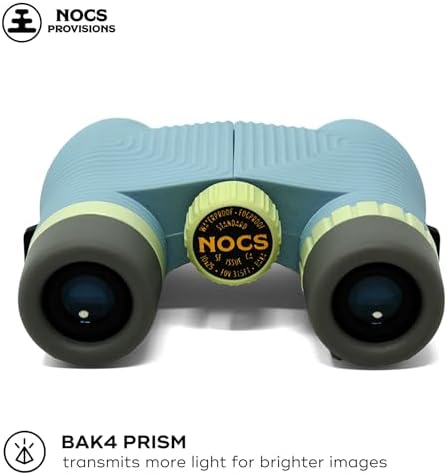 Nocs Provisions Standard Issue 10x25 Binoculars, Waterproof, Bird Watching | 10X Magnification, Bak4 Prism, Wide View Multi-Coated Lenses, Hiking & Backpacking, Adults & kids - View 5