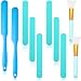 10 Pezzi Kit Bastoncini Riutilizzabili da Include 2 Spatola in Silicone 2 Spazzola Epossidica Facciale in Silicone 6 Bastoncini in Resina Plastica Bastone Mescolare il Trucco per Miscelare