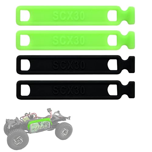 Sangles de batterie SCX30 RC caoutchouc extensibles pièces de rechange Axial