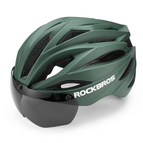 ROCKBROS Cycling Helmet with Magnetic Visor 58-62CM