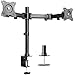 VIVO Dual Monitor Arms Fully Adjustable Desk Mount/Articulating Stand For 2 LCD LED Screens up to 27” (STAND-V002M)