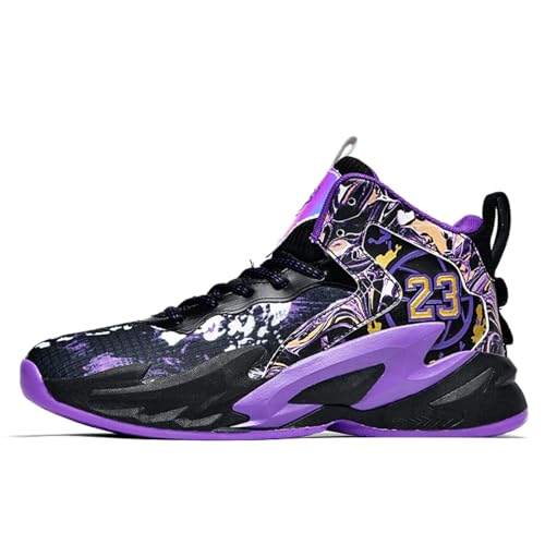 FAZITIAO Men's Basketball Shoes Fashion Printed Sneakers
