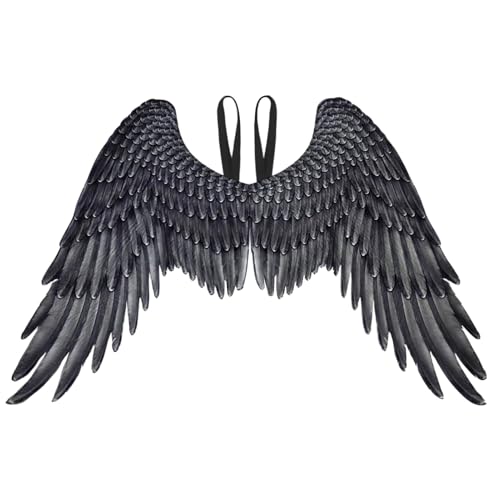 kaiop Grandes Ailes d Ange | Tenues Réalistes de Noël,Accessoire Déguisement Fée Ange Unisexe,pour Carnaval Cosplay Mascarades Pâques Théâtre Scène Mardi Gras Cosplayeurs Hommes et Femmes