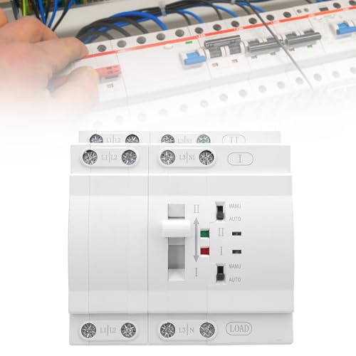 Interruptor de Transferência Automática de Energia Portátil 110V Mini ATS Auto Cast Conversion Disju