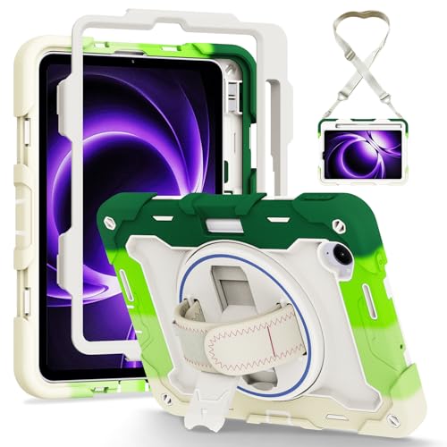 Coque Redmi K Pad 8.8 2025 antichoc silicone vert arc-en-ciel pour enfant