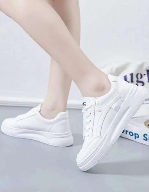 Image of Women Casual Stylish Sneakers I Cushioned Insole I All Day Comfortable I Lightweight and Stylish Shoes for Girls