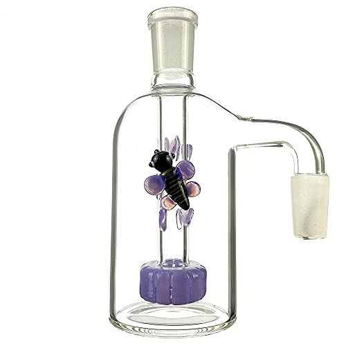 SHICHEN 90/45 Degree Reclaim Catcher, Scientic Glass Tube Adapter, Can be Reused (90 Degree 14mm)