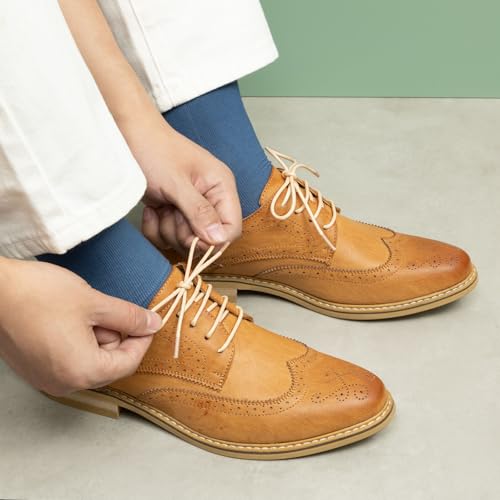 Image of Handshop 3 Pairs Dress Shoe Laces | 3 /32 inch Thin Round Waxed Shoelaces | Polished waxed sheen, tightly woven cotton, secure tie, for oxfords, derbies and chukka boots, 23 inch-63 inch sizes and 15 colors