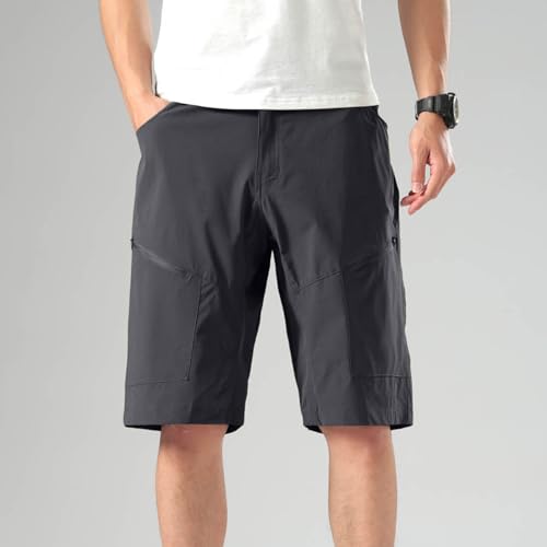 Short en coton stretch de couleur unie coupe ajustée regular - 3