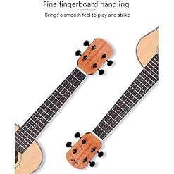 Ukuleles Ukulele Beginner 23 inch Spruce Veneer Small Guitar for Beginners Kids Adult with Gig Bag Picks Strings Capo and Tuner - Les Beatles, Paul McCartney, John Lennon, RIngo Starr, George Harrison Ukuleles Ukulele Beginner 23 inch Spruce Veneer Small Guitar for Beginners Kids Adult with Gig Bag Picks Strings Capo and Tuner – Image 6