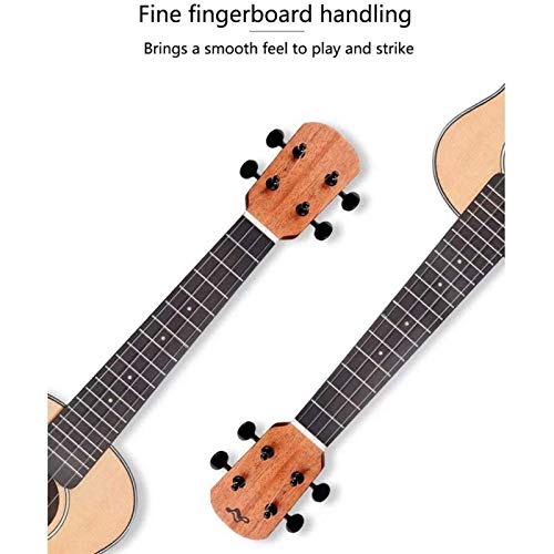 Ukuleles Ukulele Beginner 23 inch Spruce Veneer Small Guitar for Beginners Kids Adult with Gig Bag Picks Strings Capo and Tuner - Les Beatles, Paul McCartney, John Lennon, RIngo Starr, George Harrison Ukuleles Ukulele Beginner 23 inch Spruce Veneer Small Guitar for Beginners Kids Adult with Gig Bag Picks Strings Capo and Tuner – Image 7
