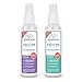 Wondercide Natural Flea, Tick and Mosquito Spray for Dogs, Cats, and Home - Flea and Tick Killer, Prevention, Treatment - 4 oz Rosemary & Cedarwood 2-Pack