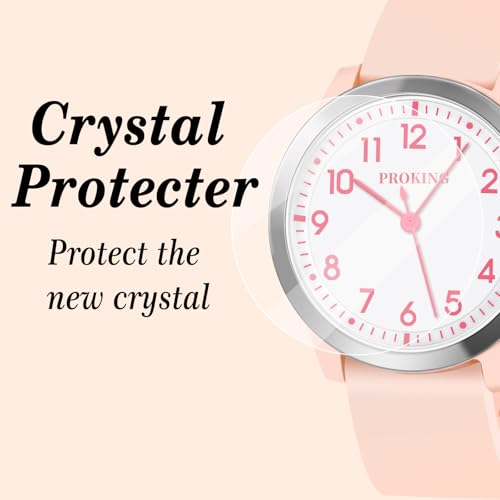PROKING Kids Analog Watch for Girls Boys Children Teens, 8-18 Years Old, Learning Time and Easy to Read, Minimalist Wrist Watch with Soft Band, 50M Waterproof2