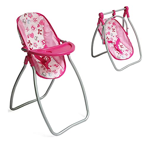 Moni Puppenhochstuhl und Puppenwippe Bär 9397C Cover