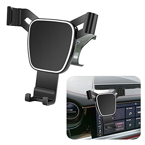 LUNQIN Car Phone Holder for 2017-2021 Porsche Panamera Auto Accessories Navigation Bracket Interior Decoration Mobile Cell Phone Mount