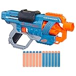 Hasbro Nerf Elite 2.0 Commander RD-6 Blaster, 12 Official Nerf Darts, 6-Dart Rotating Drum, Tactical Rails, Barrel and Stock Attachment Points, E9485