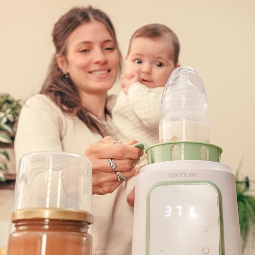Miniatura 6 de Cecotec Calienta Biberones Nana Babycare Single Bottlewarmer, 4 Modos, Cestillo Para El Biberón, Libre De Bpa, Seguro Para Almacenar Agua, Leche Y Alimentos